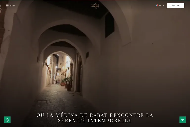 Capture du site Dar LalZohra
